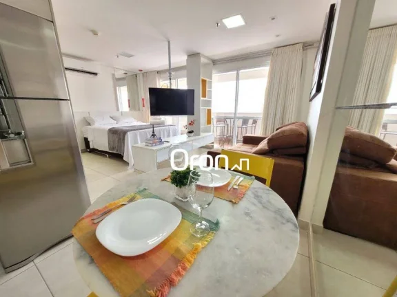 Imagem Flat com 1 dormitório à venda, 38 m² por R$ 469.000,00 - Jardim Goiás - Goiânia/GO