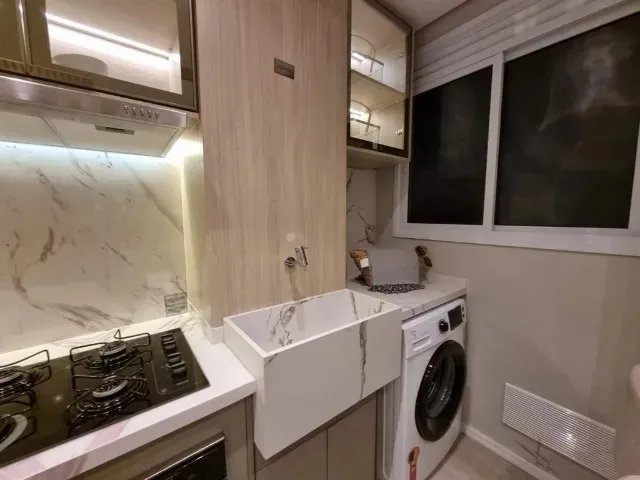 Imagem Apartamento à venda em Santos-SP, Jabaquara: 2 quartos, 1 sala, 1 banheiro, 1 vaga de garagem, 43m². Adquira já!