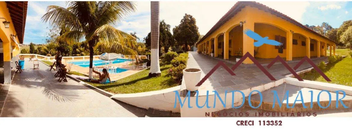 Imagem Chácara Completa: 5.000 m², Trifásico 3 Suítes, Salão, Piscinas e Vestiário
