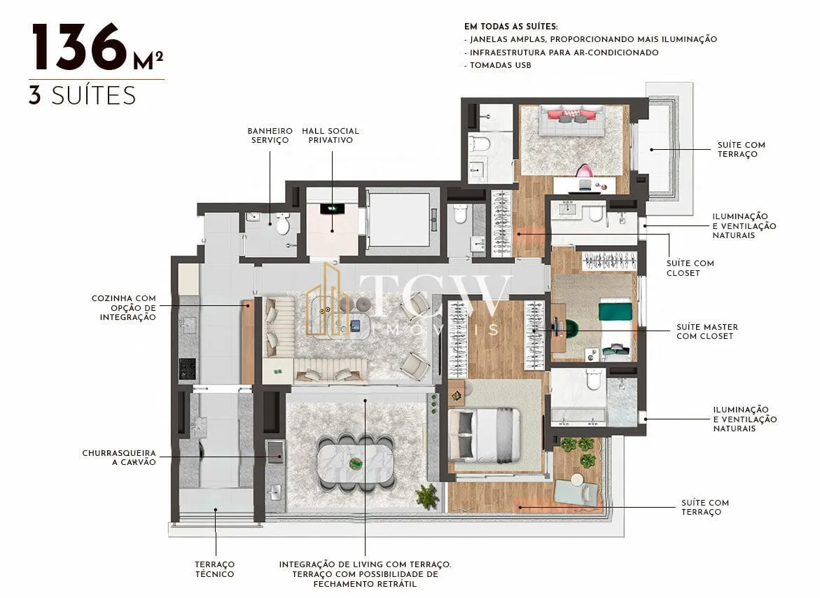 Imagem Apartamento à venda no bairro Chacara Klabin - São Paulo/SP, Zona Sul