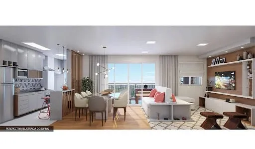 Foto do imóvel Apartamento à venda 3 Quartos, 1 Suite, 2 Vagas, 81M², Bosque Flamboyant, Taubaté - SP | SYRAH Residence