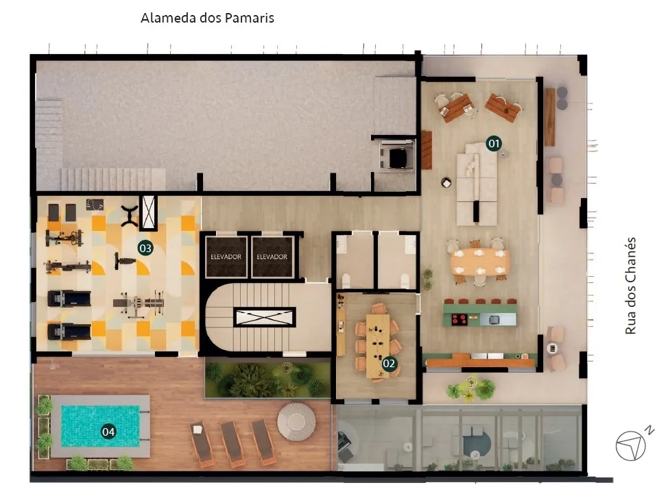 Imagem Um projeto conectado às tendências de quem planeja morar e investir em um apartamento estratégico...