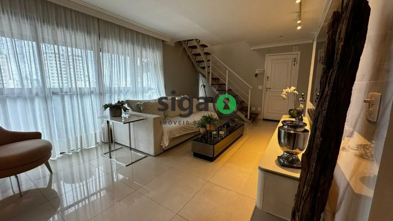 Imagem Cobertura para venda e locação no Portal do Morumbi 3 suítes, 2 vagas, 194m²
