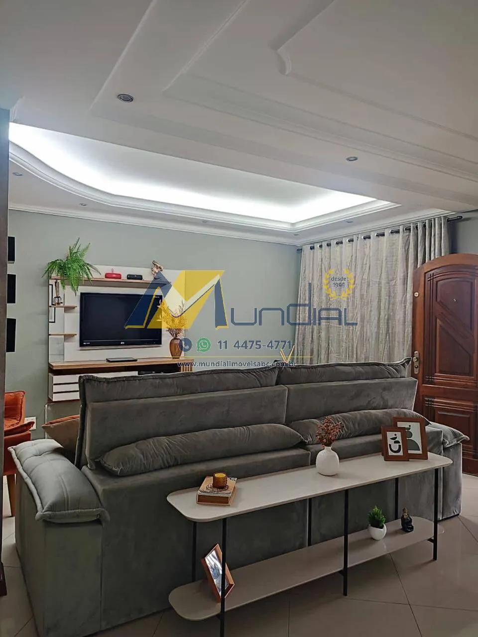 Imagem Sobrado com 3 Quartos e Área Gourmet em Santo André