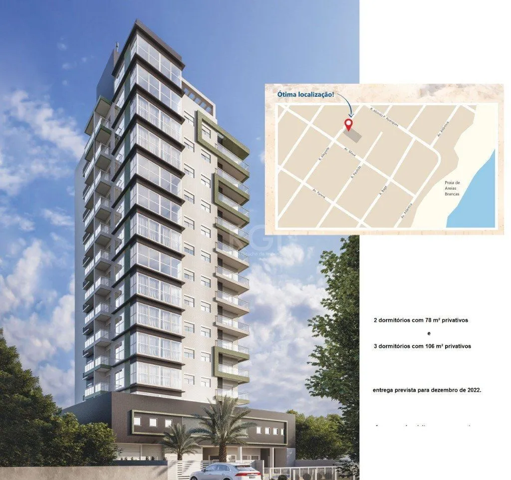 Imagem Apartamento para Venda - 106m², 3 dormitórios, sendo 1 suites, 1 vaga - Centro