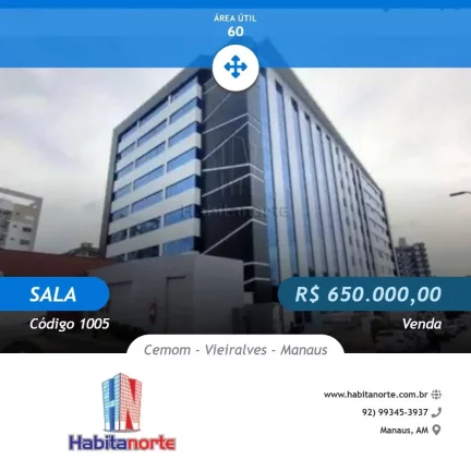 Foto do imóvel CEMOM - VIEIRALVES – SALAS COMERCIAIS CONJUGADAS