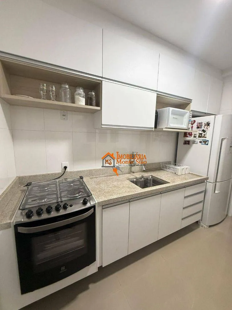 Imagem Apartamento com 2 dormitórios à venda, 62 m² por R$ 395.000,00 - Cocaia - Guarulhos/SP