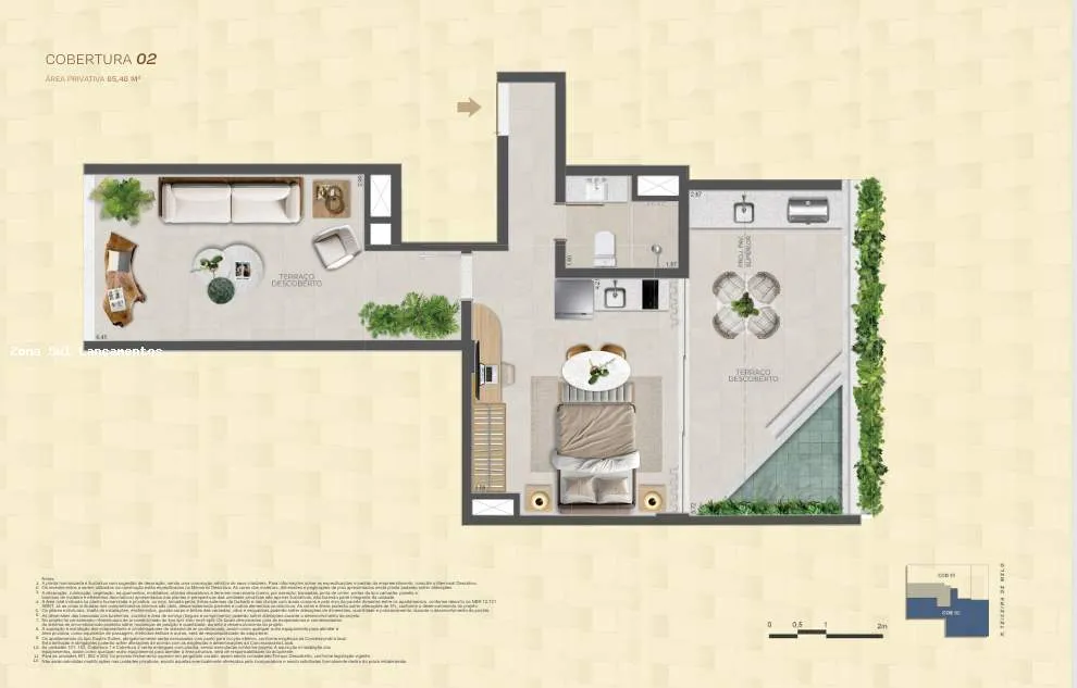Imagem Mare Ipanema | Apartamentos de 42 a 69 m² na Rua Teixeira de Melo, Ipanema  Plantas, Preços e Localização