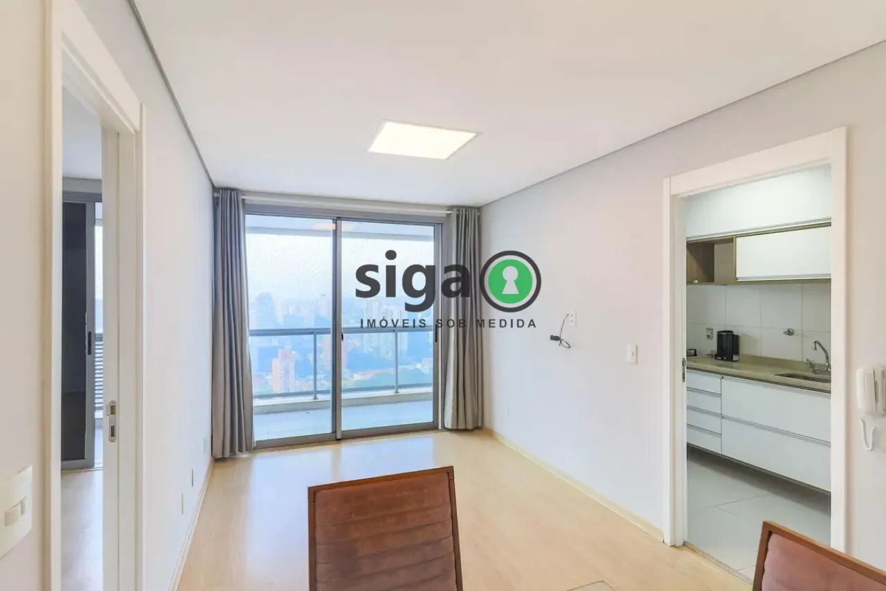 Imagem Apartamento para Alugar- 53 m² 01 Suíte, Vista Panorâmica e Sacada Ampla