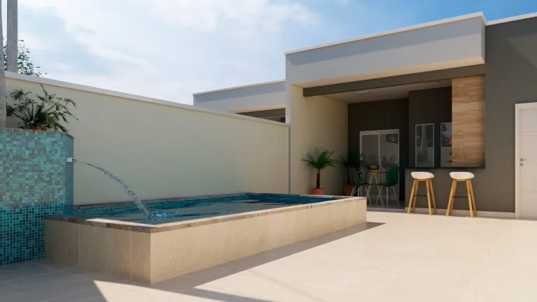 Imagem Casa com 3 Quartos à Venda, 79 m² em Jd. Palmeiras - Itanhaém