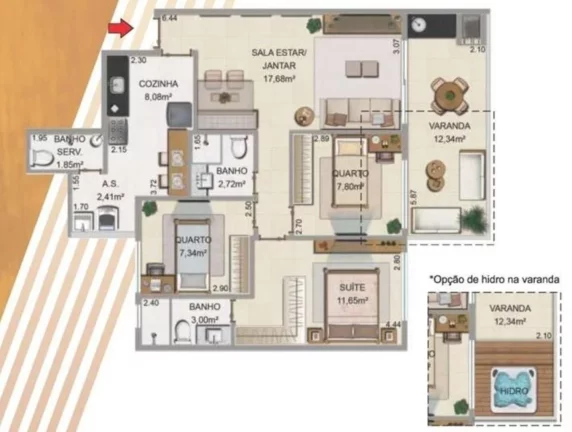 Imagem COBERTURA RESIDENCIAL em Rio de Janeiro - RJ, Recreio dos Bandeirantes