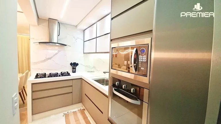 Imagem APARTAMENTO COM FINO ACABAMENTO RES. HARMONIA 52 M², 2 DORMS, COZINHA ESTILO AMERICANA