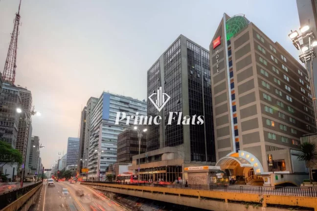 Imagem Flat disponível para venda no Hotel íbis Paulista, com 18m², 1 dormitório e 1 vaga