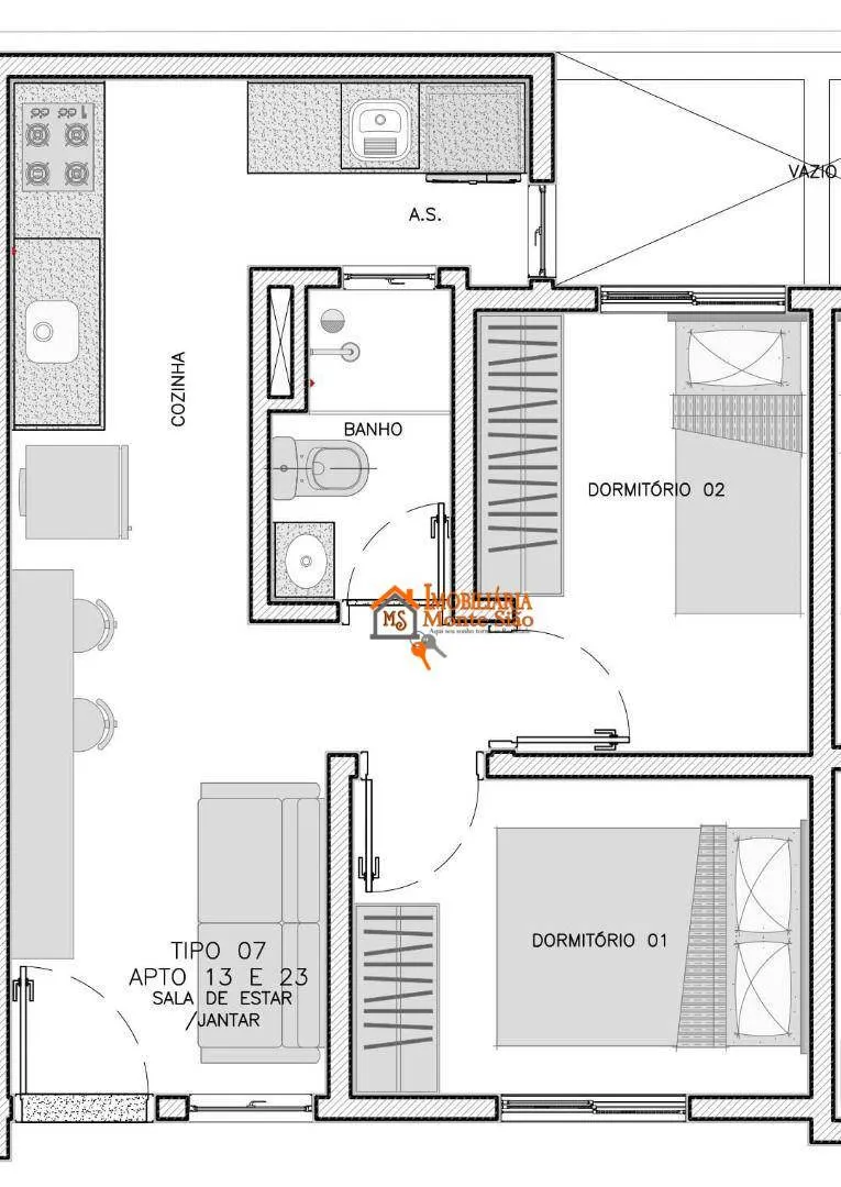 Imagem Apartamento com 2 dormitórios à venda, 33 m² por R$ 239.900,00 - Vila Constança - São Paulo/SP