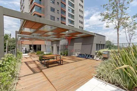 Imagem Vendo apartamento, 43m2, andar alto, com um quarto, uma vaga de garagem, Alto da Boa Vist