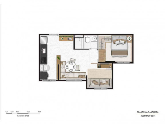 Imagem Apartamento com 2 Quartos à Venda, 37 m² em Cidade Satélite Santa Bárbara - São Paulo