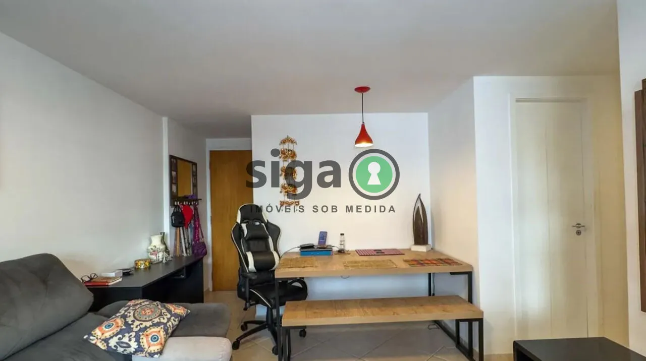 Imagem Apartamento Mobiliado com 2 Quartos no Brooklin Próximo ao Metrô.