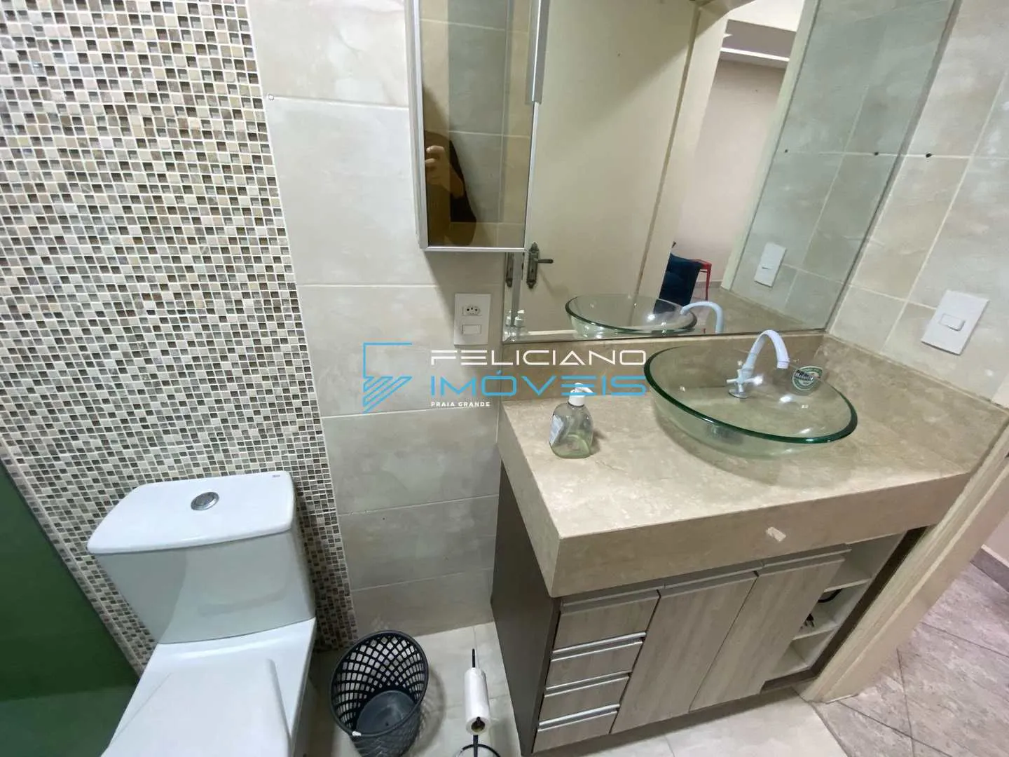 Imagem Apartamento com 1 quarto, Ocian, Praia Grande - R$ 350 mil, Cod: 5613