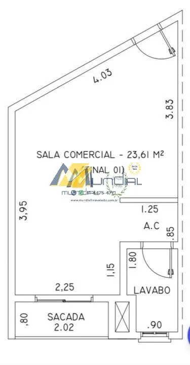 Imagem Salas comerciais prontas em localização estratégica de Santo André.