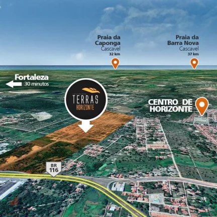 Imagem Terreno a Venda no bairro Centro - Horizonte, CE