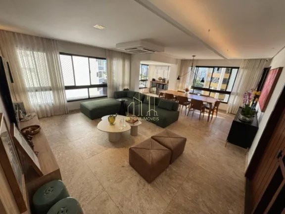 Imagem Excelente apartamento mobiliado decorado com três suítes a venda no caminho da Arvores
