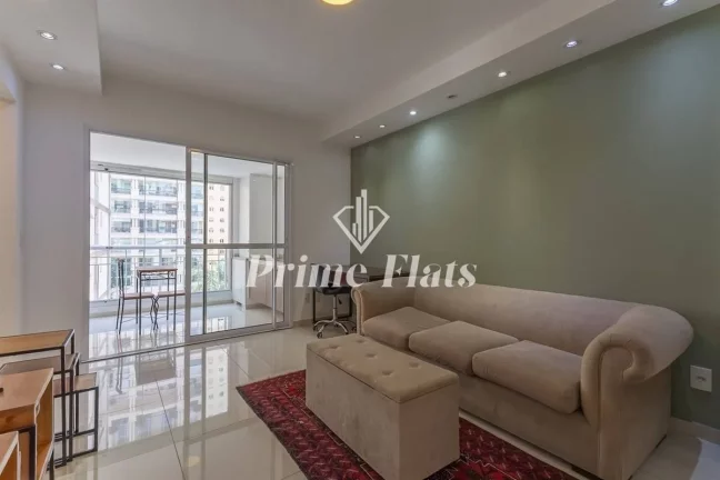 Foto do imóvel Flat disponível para locação no May Way Jardins, com 48m², 1 dormitório e 1 vaga em Rua Guarará