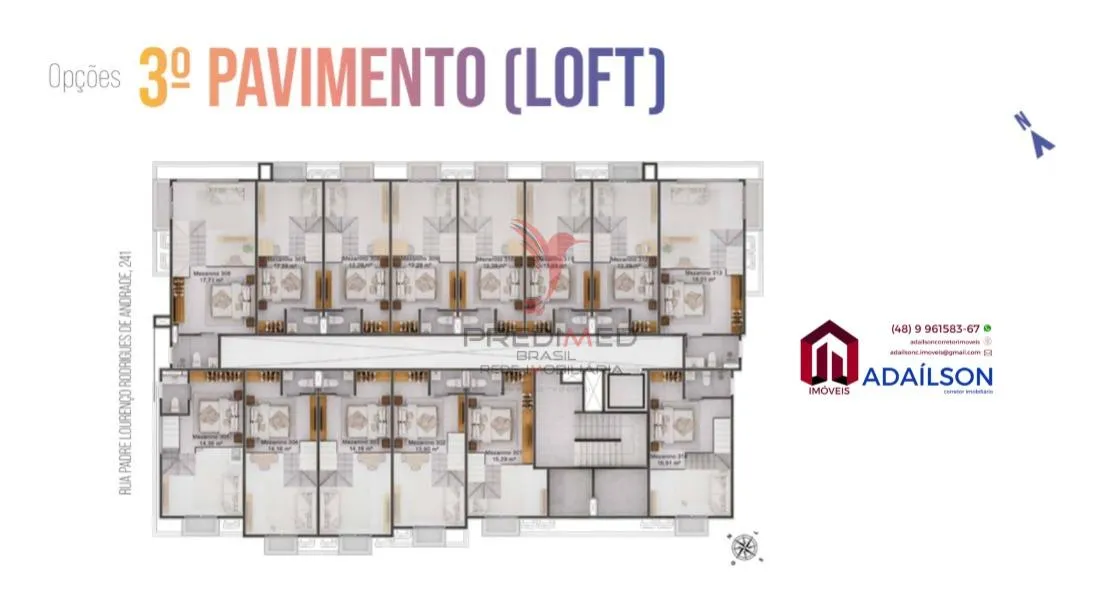 Imagem Unidades habitacionais do B7 Sunset Home Florianópolis SC Brasil