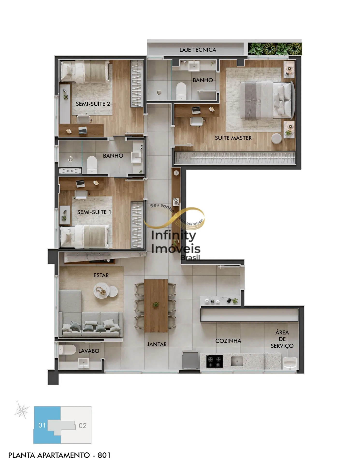 Imagem LINIA RESIDENCE - Apartamento Alto Padrão em Santa Efigênia, Belo Horizonte/MG