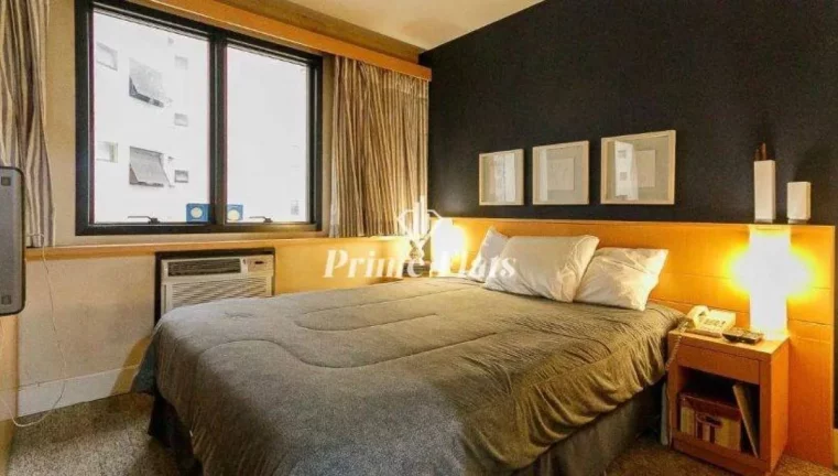 Imagem Flat disponível para locação no Transamérica Executive Jardins, com 28m², 1 dormitório e 1 vaga
