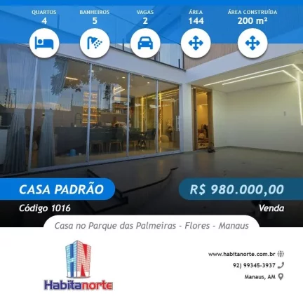 Foto do imóvel CASA NO PARQUE DAS PALMEIRAS - FLORES