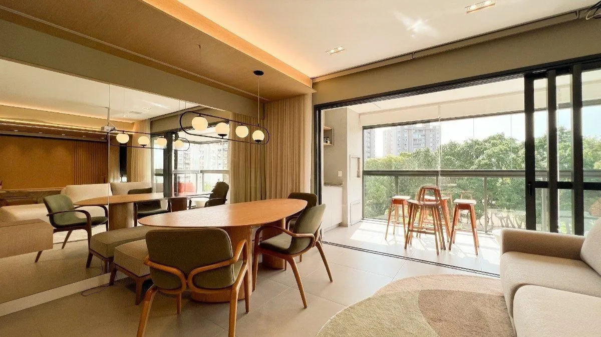 Apartamento Mobiliado com Suíte e Closet no Jardim Lindóia