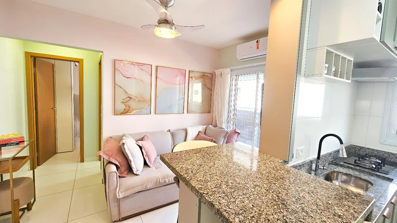Imagem Apartamento para Venda em Praia Grande, Canto do Forte, 1 dormitório, 1 banheiro, 1 vaga