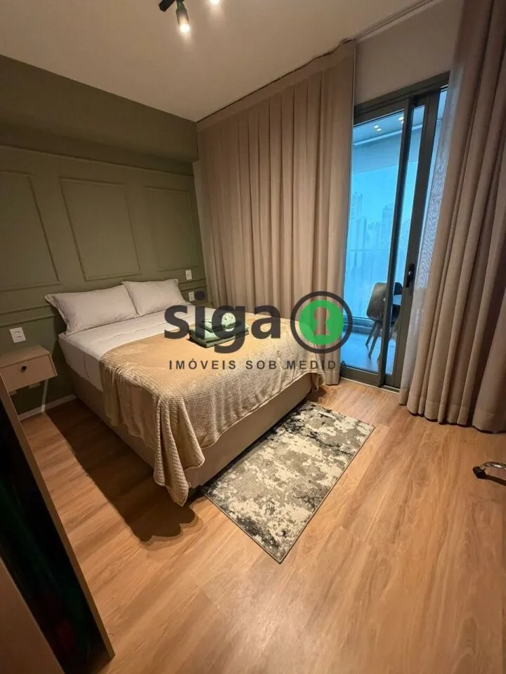Foto do imóvel Apartamento para venda ou locação de 30m² mobiliado, localizado no Brooklin.
