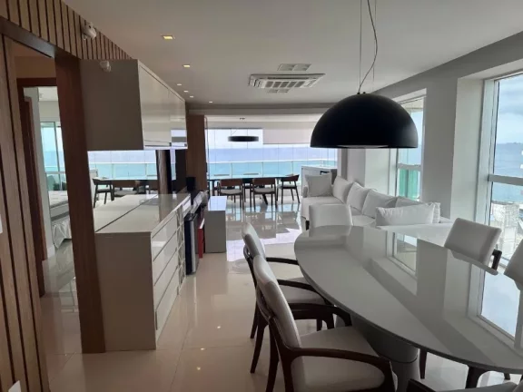 Imagem 3 Suítes, 141m2 privativos, no cheio de charme Morro Ipiranga - Barra, vista mar frontal e definitiva p/ o Cristo e Farol, mobiliado porteira fechada