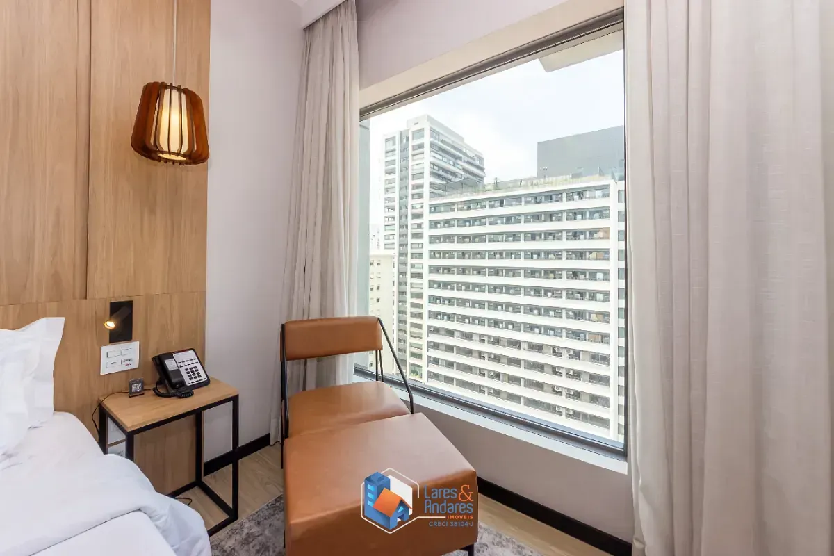Imagem Flat para venda em Pinheiros com 1 quarto, sendo 1 suíte, 24m²