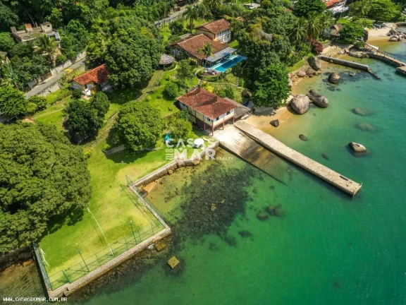 Imagem Casa de luxo à beira-mar em Angra dos Reis-RJ, Monsuaba: 12 quartos, 12 suítes, 7 salas, 11 banheiros, 8 vagas de garagem, 3.000m².