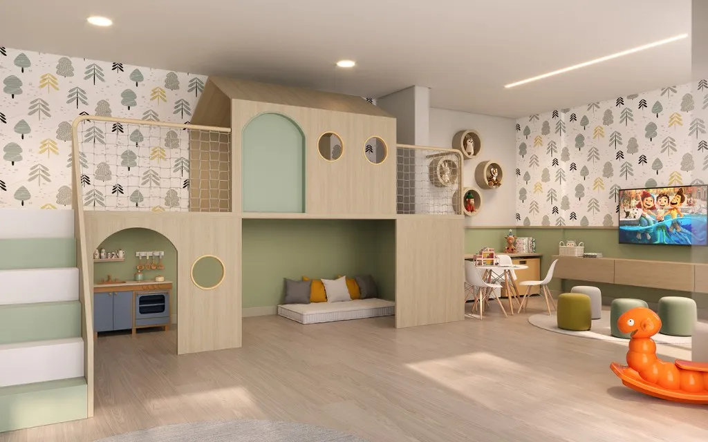 Imagem 2 quartos, 1 suíte, 2 banheiros, 46m² - Condomínio Lyne Água Branca.