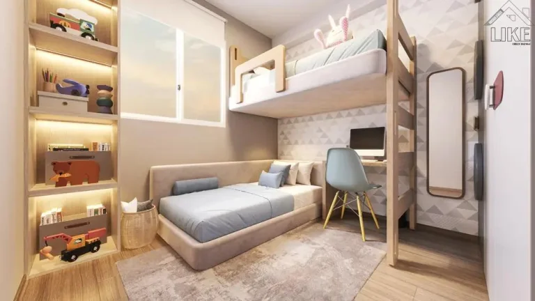 Imagem LANÇAMENTO - ZONA SUL/SJC - Ape de 02 quartos com elevador - de 35,27m² a 38,59m² - Entra no plano do governo