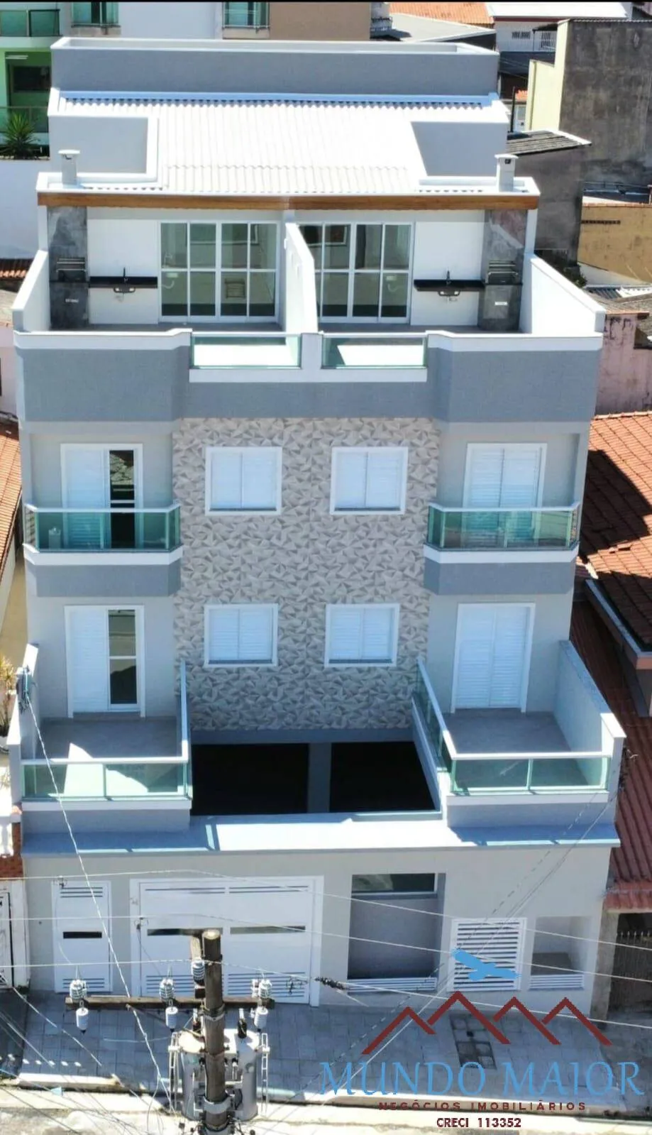 Foto do imóvel Cobertura Duplex no Camilópolis - 106 m², Suíte, Espaço Gourmet e Elevador