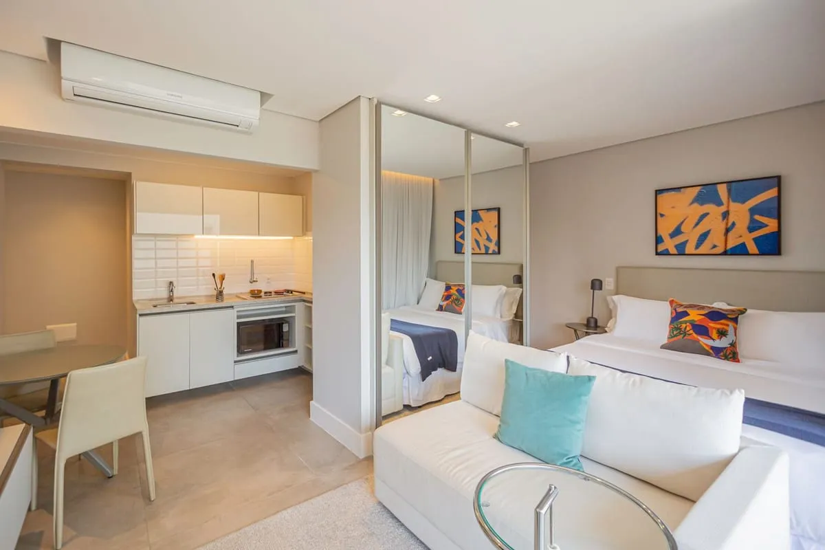 Imagem Apartamento com 1 Quarto para alugar, 42m² - Pinheiros