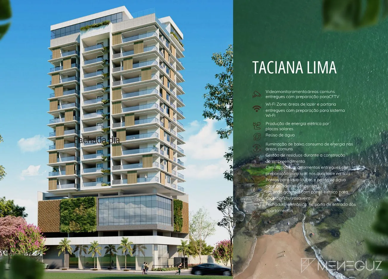 Imagem Empreendimento em Guarapari Taciana Lima é o Edifício Taciana Lima, um lançamento da incorporadora Tofoli Empreendimentos