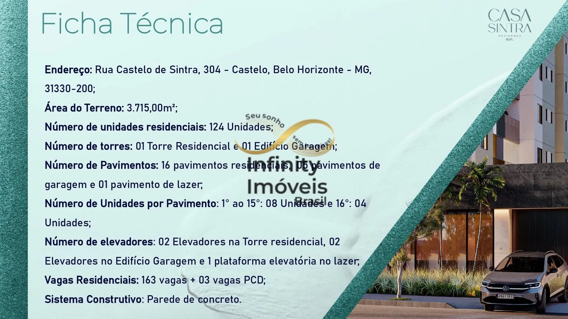 Imagem CASA SINTRA - Apartamento Alto Padrão em Castelo, Belo Horizonte/MG
