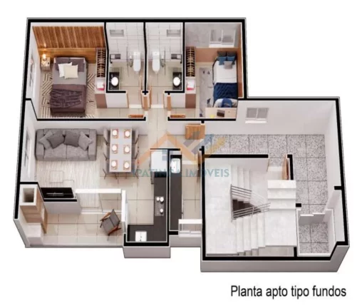 Imagem Apartamento de 2 quartos no bairro Horto - Ipatinga