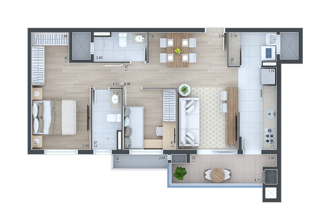 Imagem COBERTURA RESIDENCIAL em Curitiba - PR, Água Verde