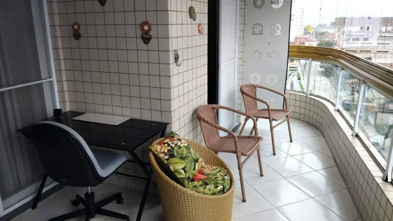 APARTAMENTO COM 85.68 m² - AVIAÇÃO - PRAIA GRANDE SP