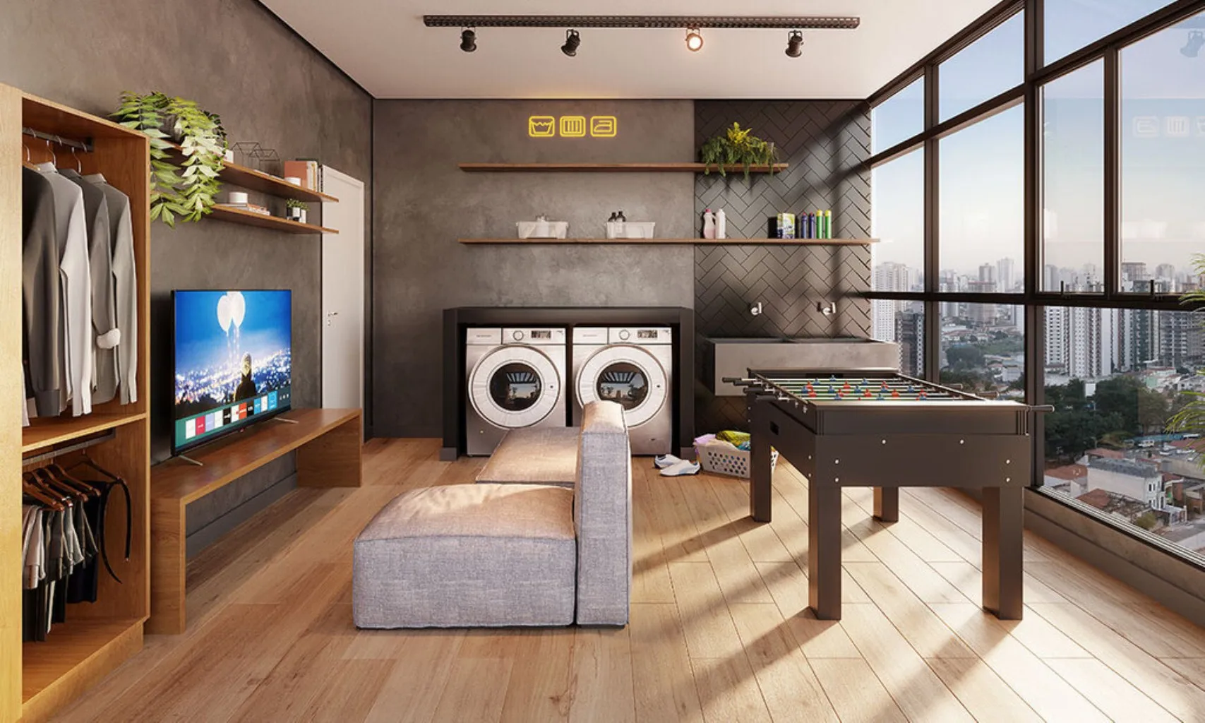 Imagem Apartamento à venda em São Paulo-SP, Santa Cecília: 2 quartos, 1 banheiro, 40m² - Condomínio Habitat Santa Cecília