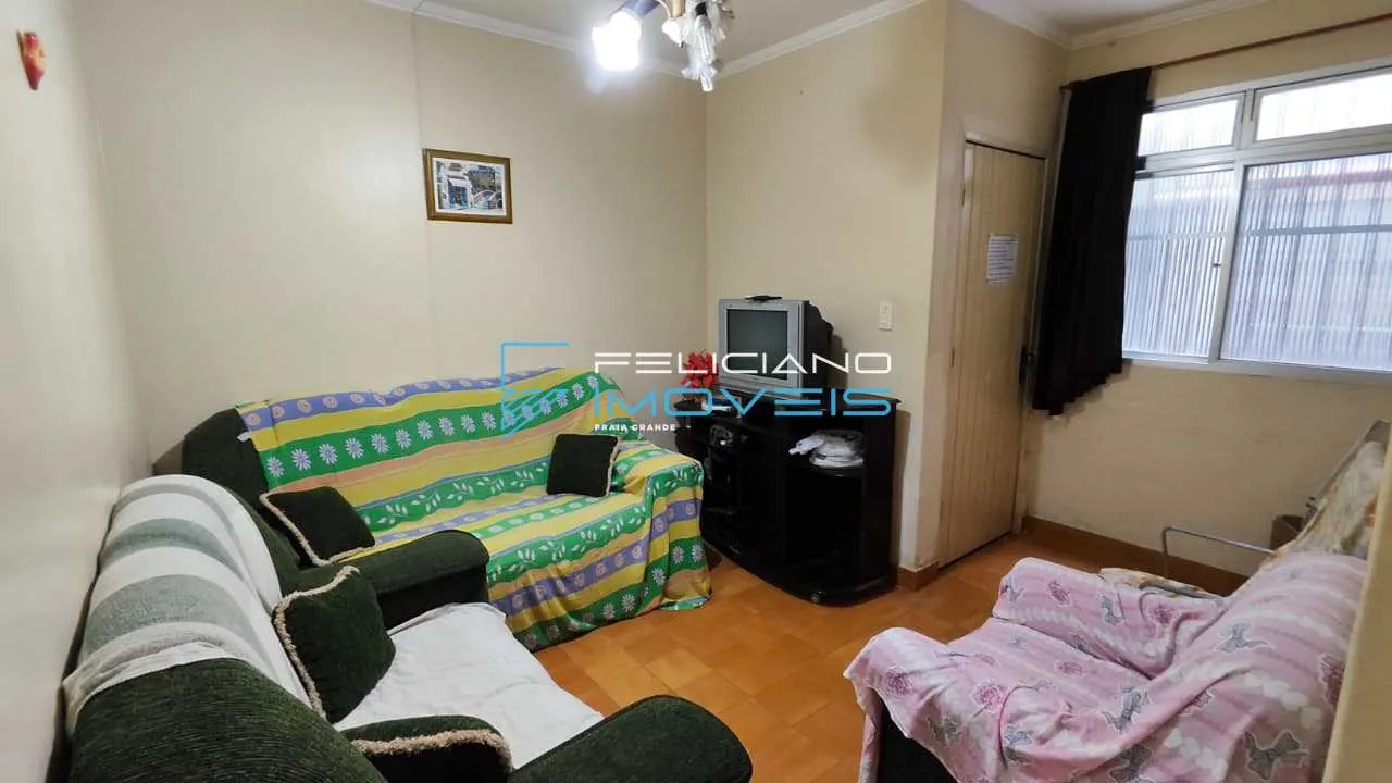 Imagem Apartamento com 1 quarto, Canto do Forte, Praia Grande - R$ 285 mil, Cod: 7446