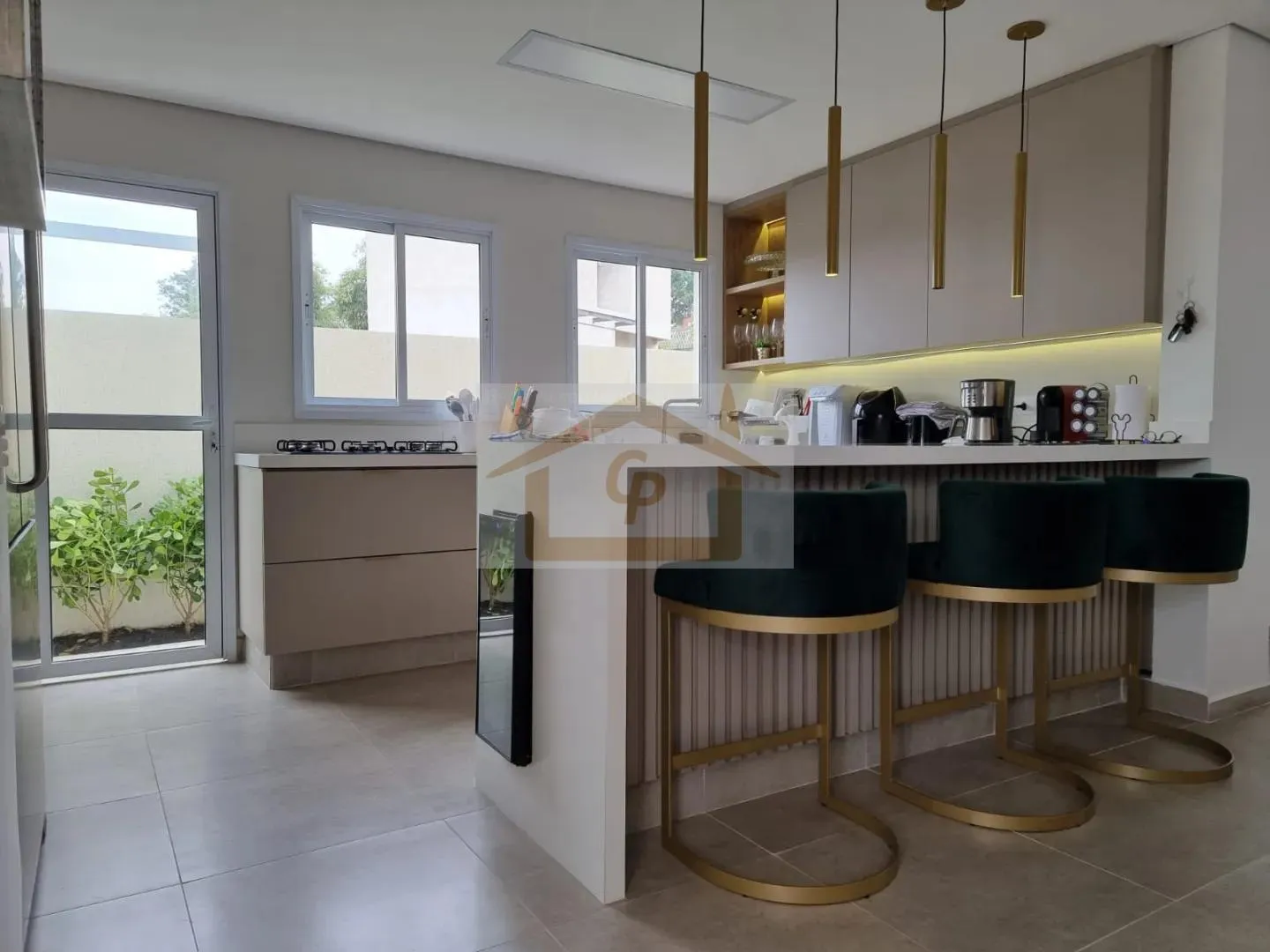 Imagem Casa Moderna, 3 quartos, Linda Vista e 2 vagas cobertas