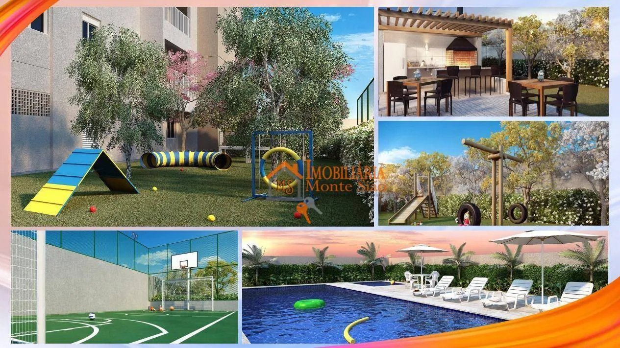 Imagem Apartamento com 2 dormitórios à venda, 55 m² por R$ 475.300,00 - Vila das Bandeiras - Guarulhos/SP