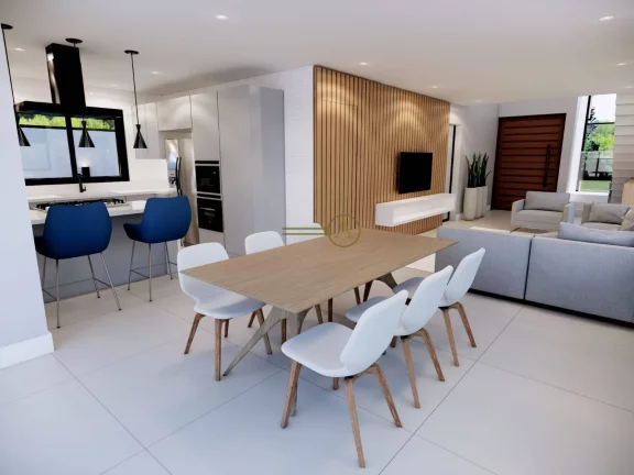Imagem Sobrado luxuoso será entregue em julho 2025 cond Bougainville IV mobiliado